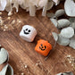 Ghost and Pumpkin MIX Bucket Earrings