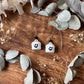 MINI Ghost Bucket Earrings