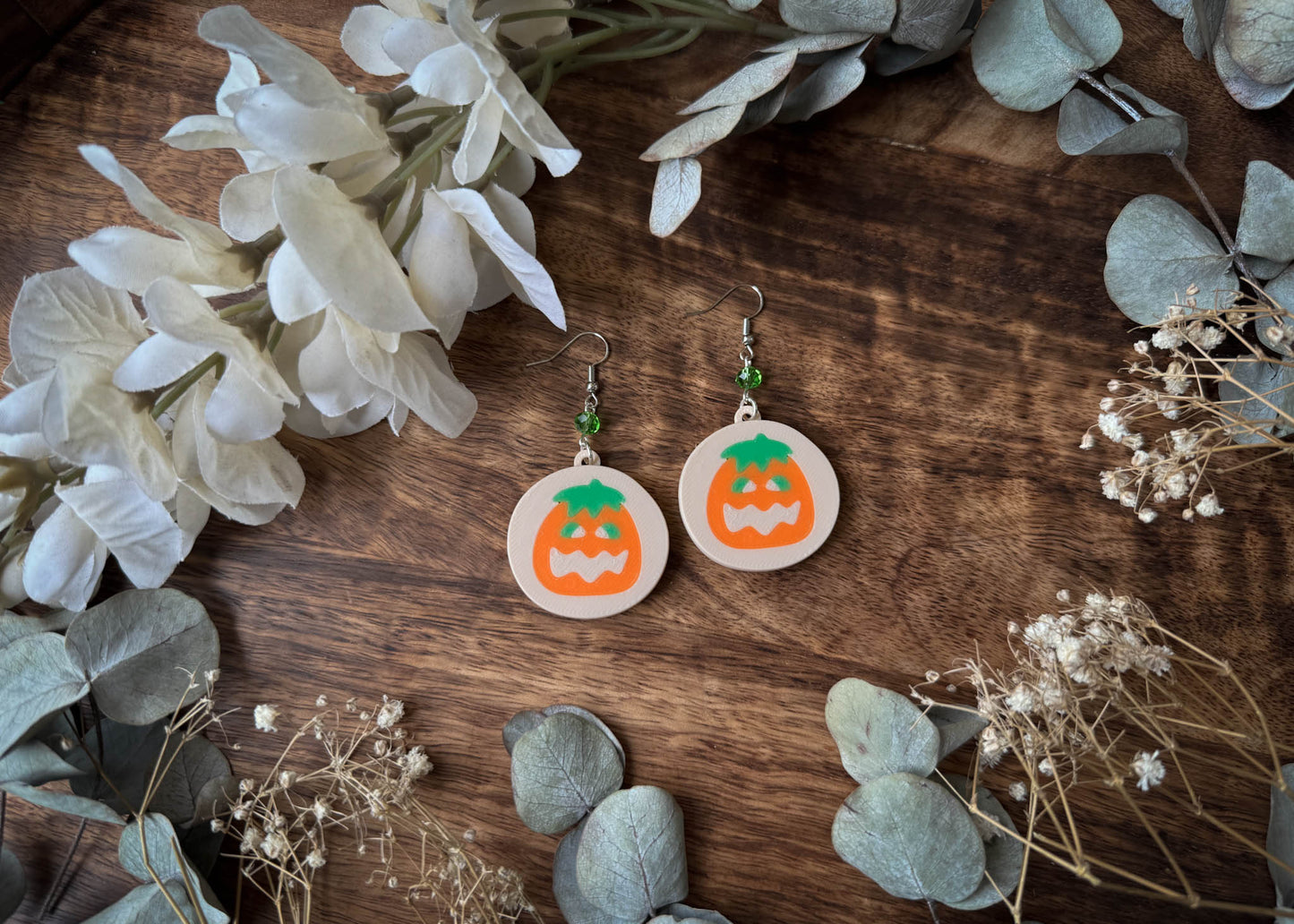 Pumpkin Cookie Earrings