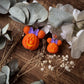 MINI Ms.Pumpkin Mouse Head Earrings