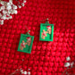 Gingerbread Mouse Stamp Earrings