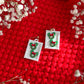 Mouse Wreath Stamp Earrings