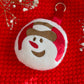 Snowman Cookie Plush Bag Charm