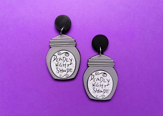 Deadly Night Shade Earrings