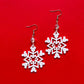 Mouse Snowflake Earrings