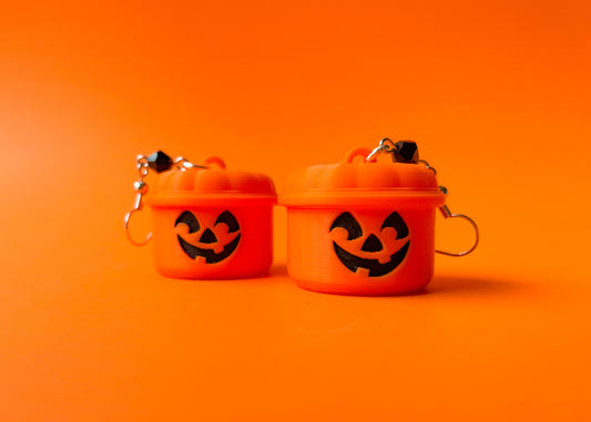 Pumpkin Bucket Earrings