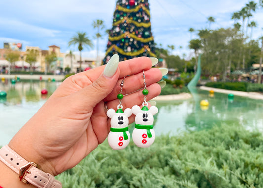 SnowMouse 3D Earrings
