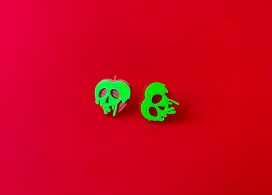 Poison Apple Stud Earrings