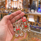 Gingerbread Mouse Earrings MIX